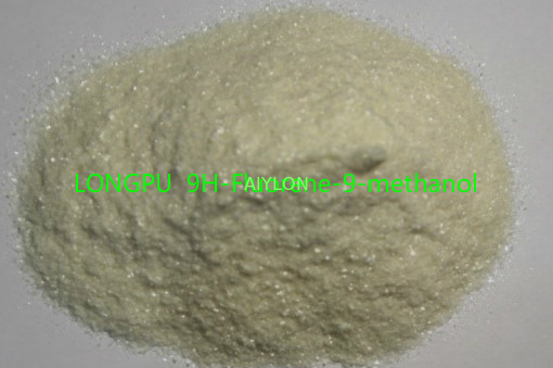 เกรดทางการแพทย์ 9 Fluorenemethanol ผงสีขาว 99% ความบริสุทธิ์ CAS 24324 17 2